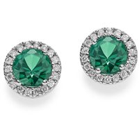 Earrings Comete Woman Classic in White Gold Diamante ORB746